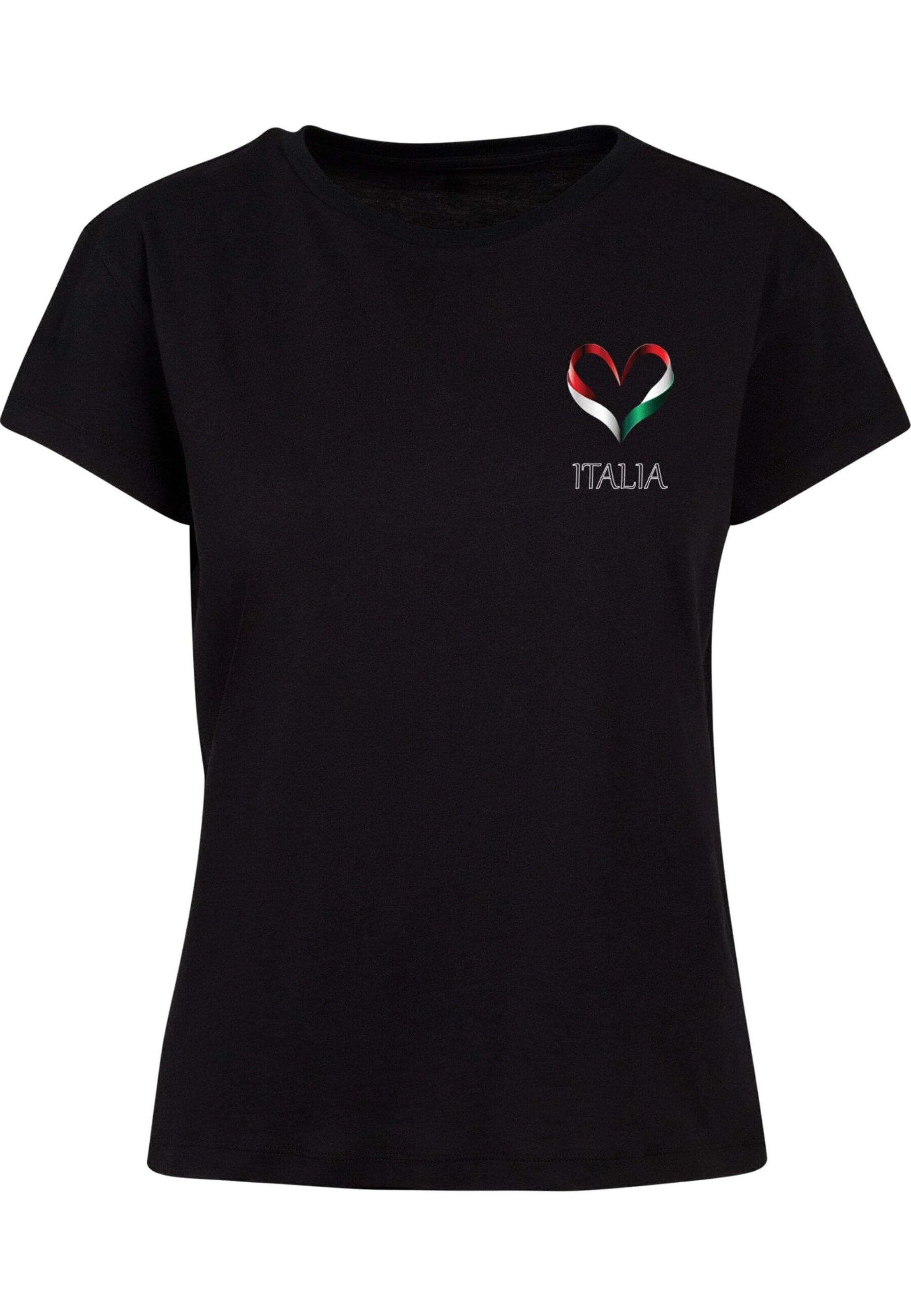 T-shirt 'Football - Italy' Merchcode en noir : devant