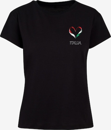 T-shirt 'Football - Italy' Merchcode en noir : devant