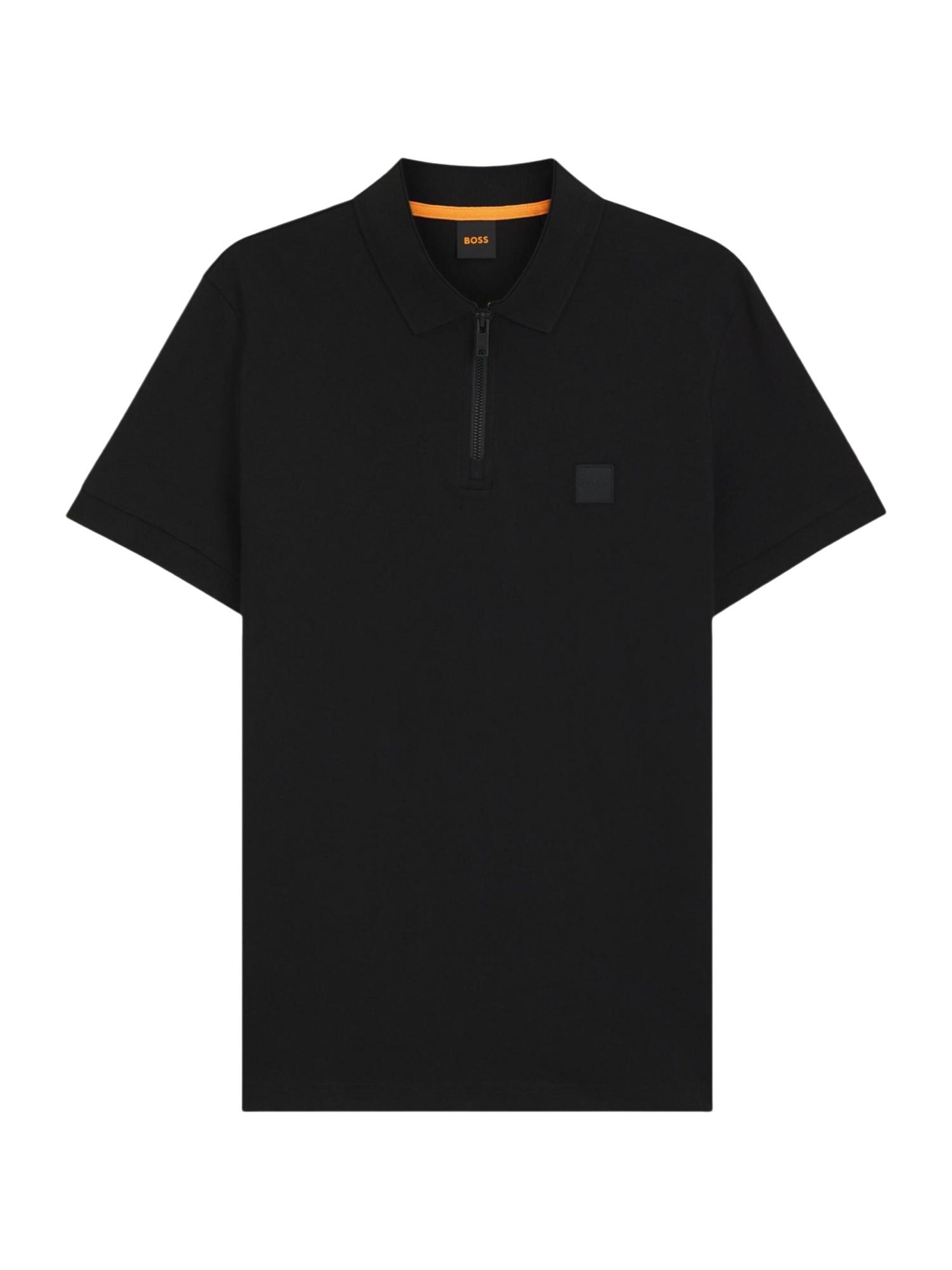 BOSS - Camiseta 'Passerzip 10256683 50537507' en negro: frente
