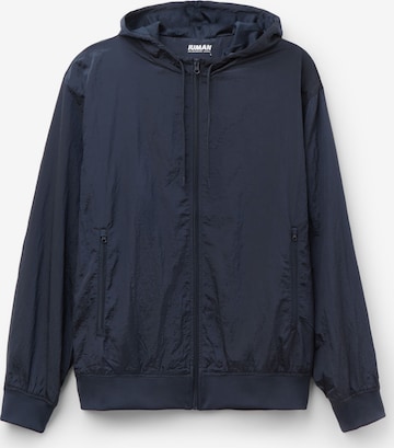 IUMAN Intimissimi Uomo Between-Season Jacket in Blue: front