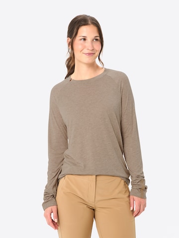 VAUDE Performance Shirt 'Skomer III' in Beige