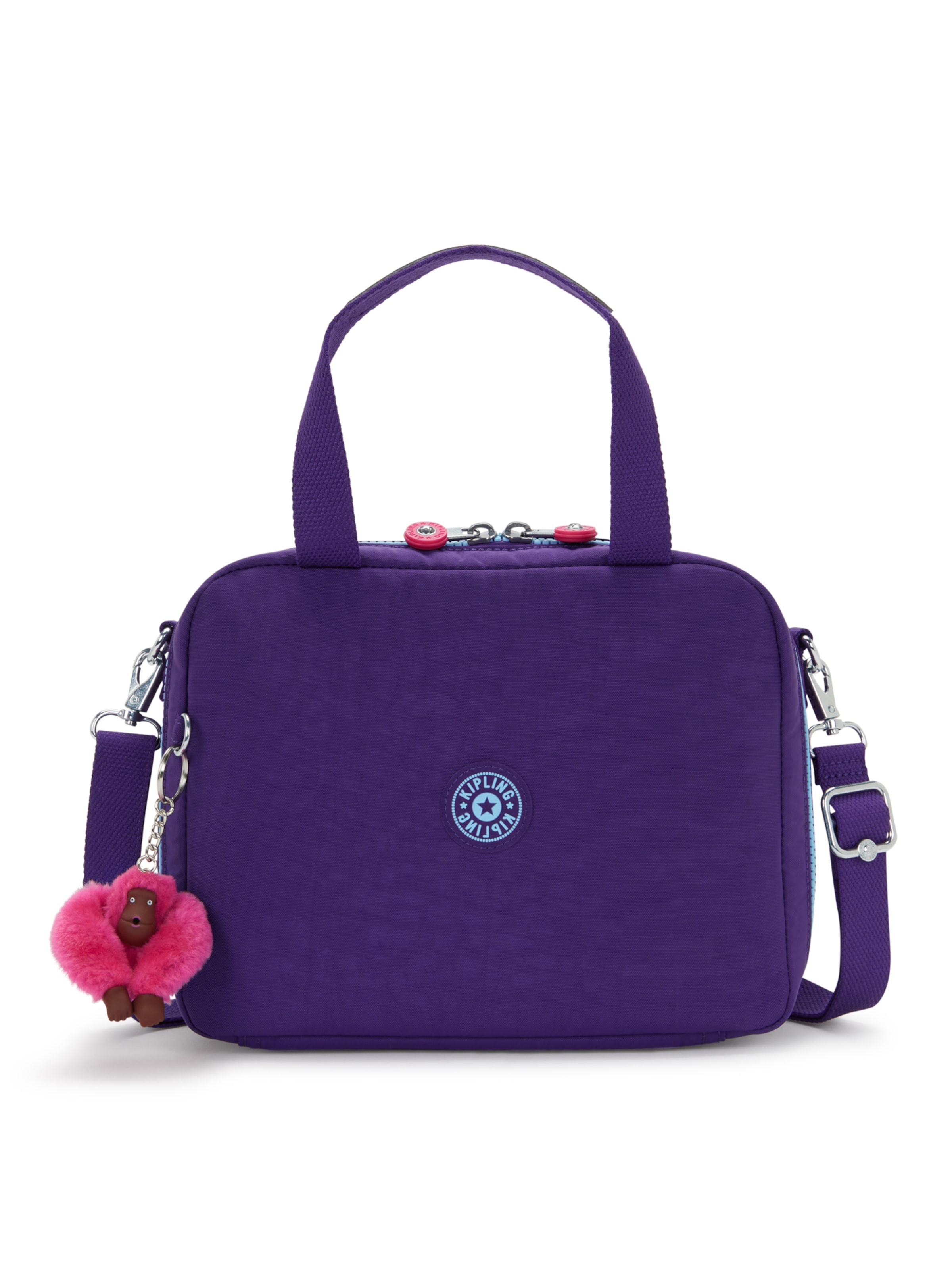 KIPLING Taška cez rameno 'Miyo' - Modrá: predná strana
