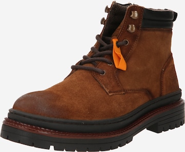 Dockers by Gerli Lace-Up Boots in Brown: front