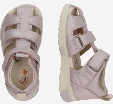 Ecco sandals purple sales
