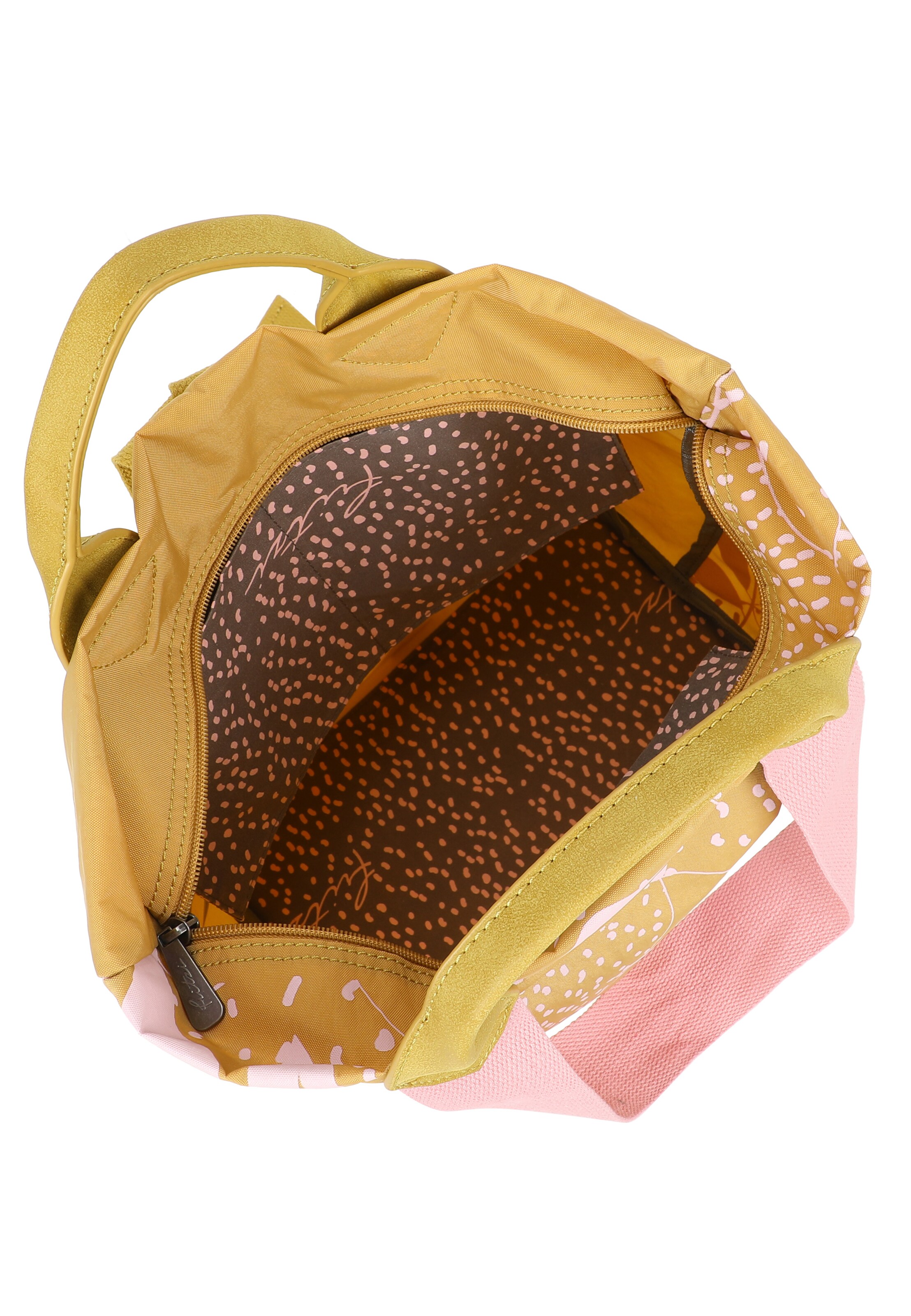 Fritzi aus Preußen Backpack 'Leaves Lighty' in Yellow