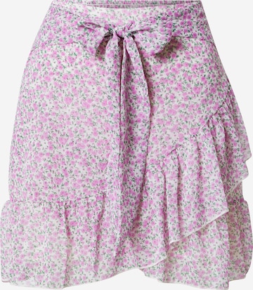 Neo Noir Skirt 'Bella Camellia' in Pink: front