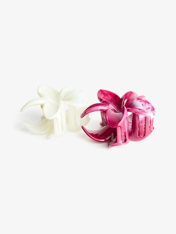 Bershka Šperky do vlasů 'HIBISCUS MARMOLEADO' – béžová