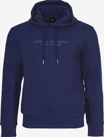 ARMANI EXCHANGE - Sudadera en azul: frente