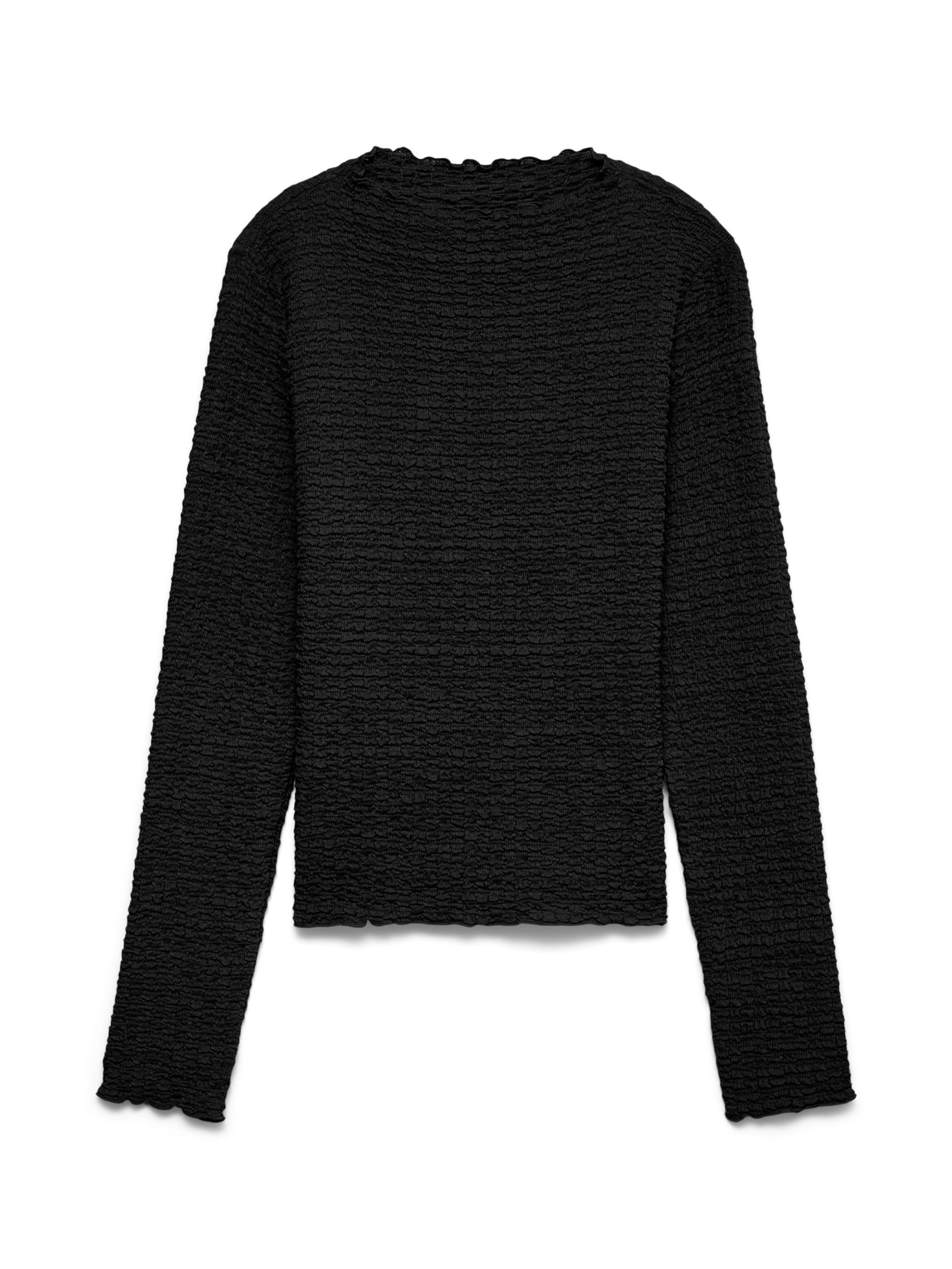 VERO MODA Shirt 'VMZia' in Black: front