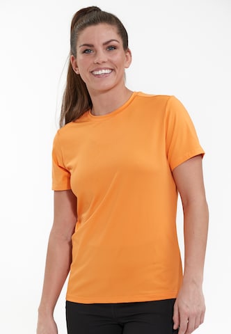 ENDURANCE Functioneel shirt 'Chalina' in Oranje: voorkant