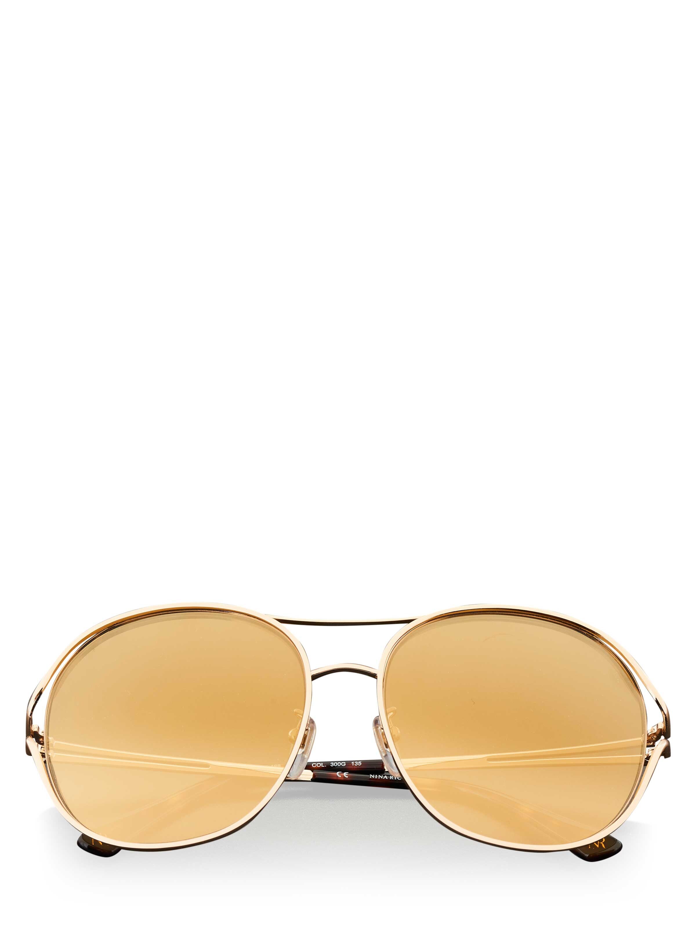 Nina Ricci Solbriller 'Nina Ricci Sonnenbrille' i guld: forside