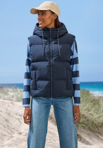 Elbsand Vest in Blue: front