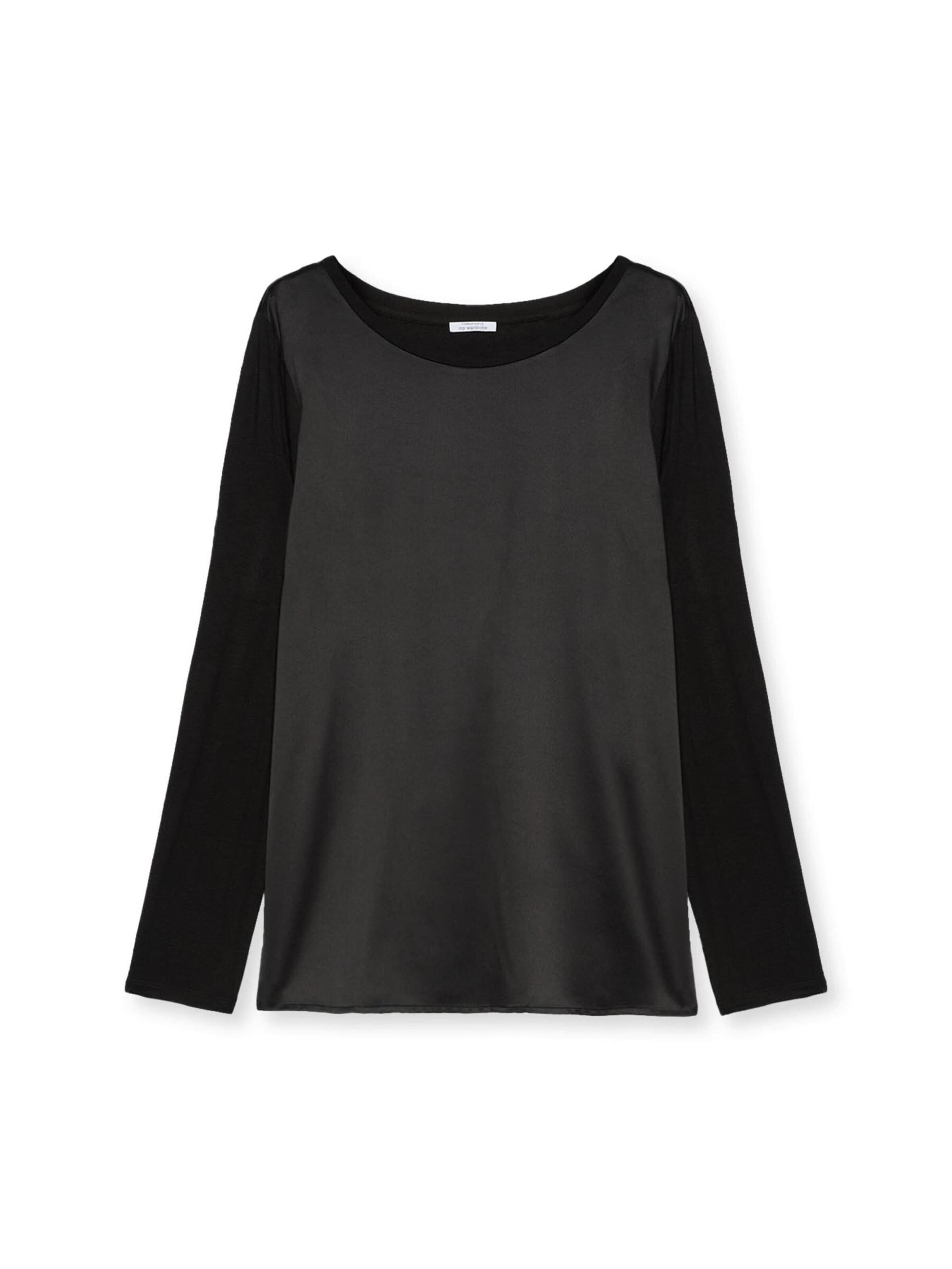 Fiorella Rubino Shirt in Zwart: voorkant