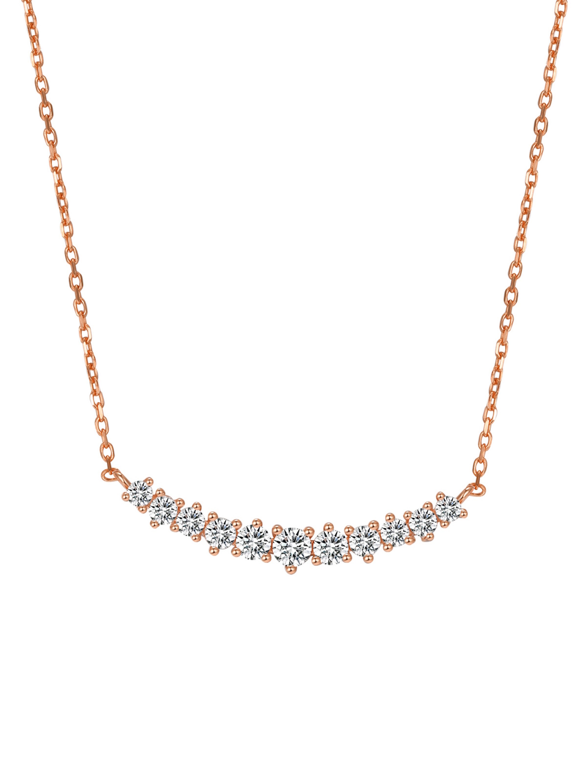 Hey Happiness - Cadena 'Herz Tennis' en oro