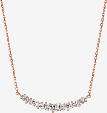 Hey Happiness Necklace 'Tennis Glow' in Gold: front