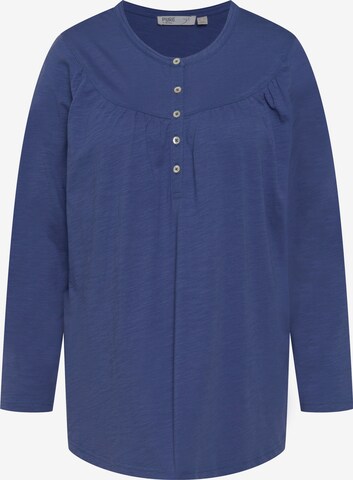 Ulla Popken Shirt in Blauw: voorkant