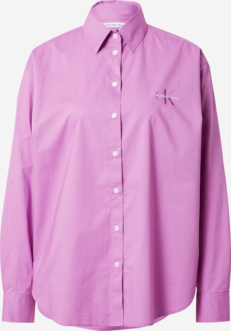 Calvin Klein Jeans Bluza | vijolična barva: sprednja stran