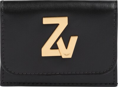 Zadig & Voltaire Rahakott Kuld / must, Tootevaade