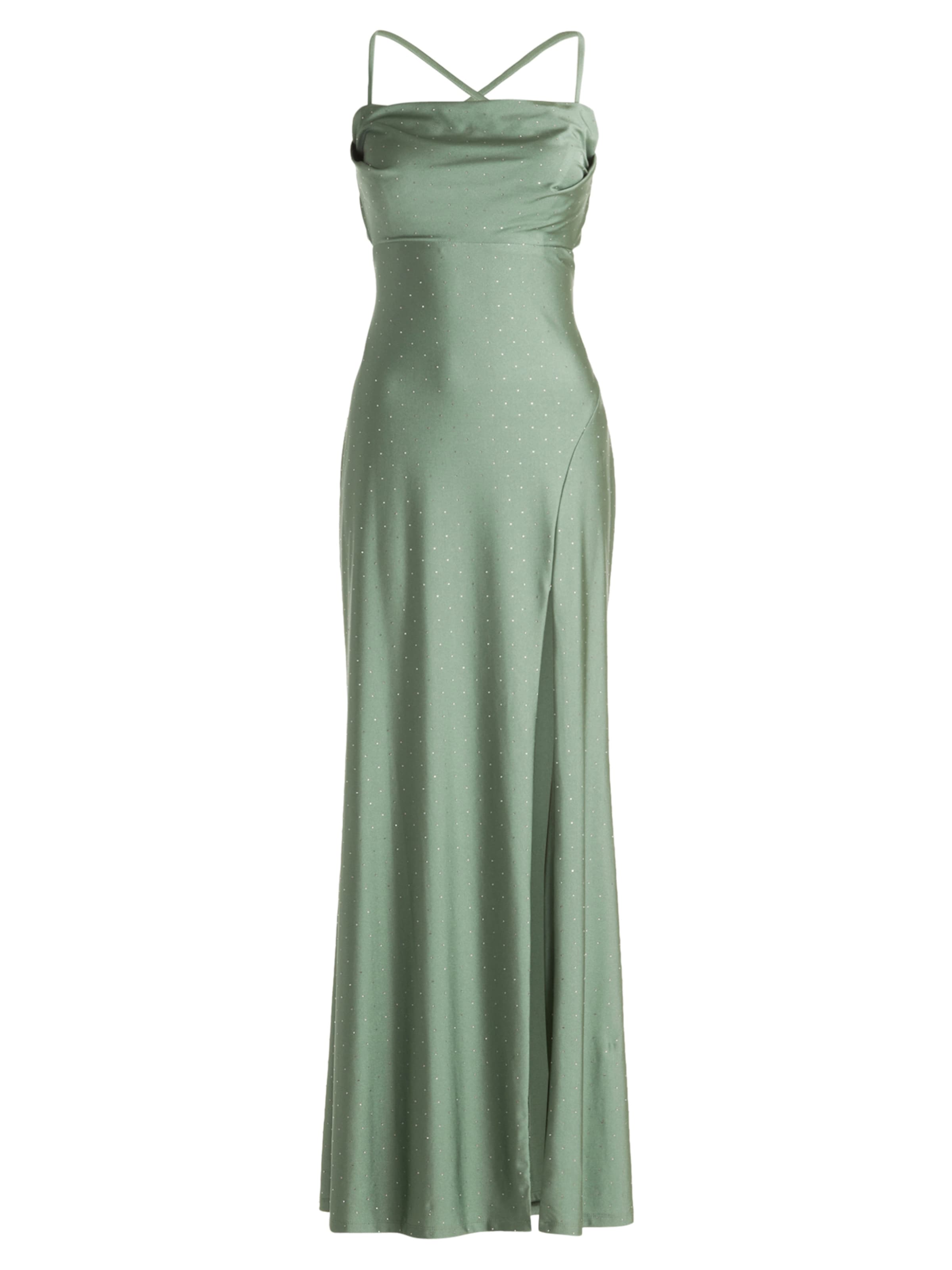 Vera Mont Abendkleid mit Cut-Outs in Grün: Vorderseite