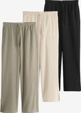 Next Wide Leg Housut värissä beige: etupuoli