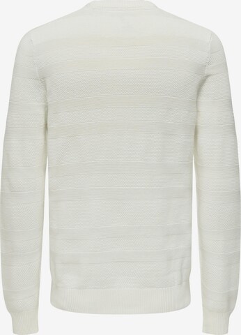Only & Sons Sweater 'MAJOR' in White