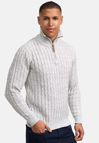 INDICODE JEANS Pullover 'Hector' in Weiß
