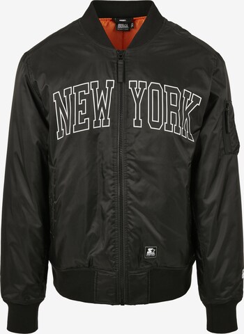 Starter Black Label Übergangsjacke 'New York' in Schwarz: predná strana