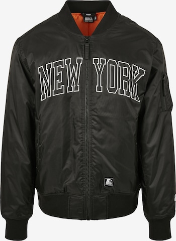 Starter Black Label Between-Season Jacket 'New York' in Black: front