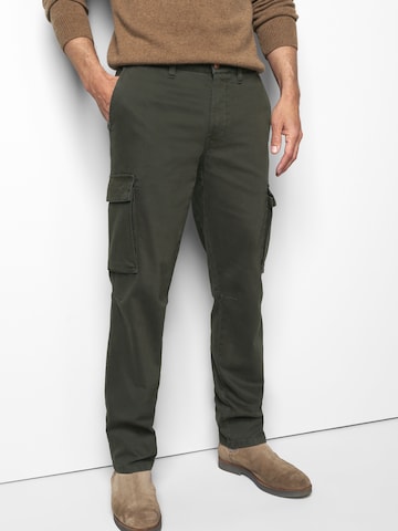 Coupe slim Pantalon chino 'M5 Cargo 2-6516' MEYER en vert : devant