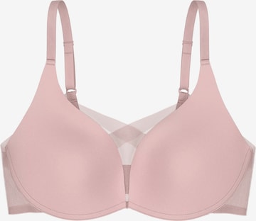 TRIUMPH T-shirt Bra 'Shape Smart' in Pink: front