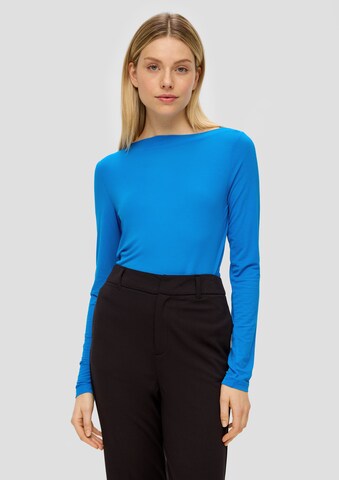 s.Oliver Shirt in Blauw: voorkant