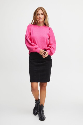PULZ Jeans - Saia 'Mila' em preto
