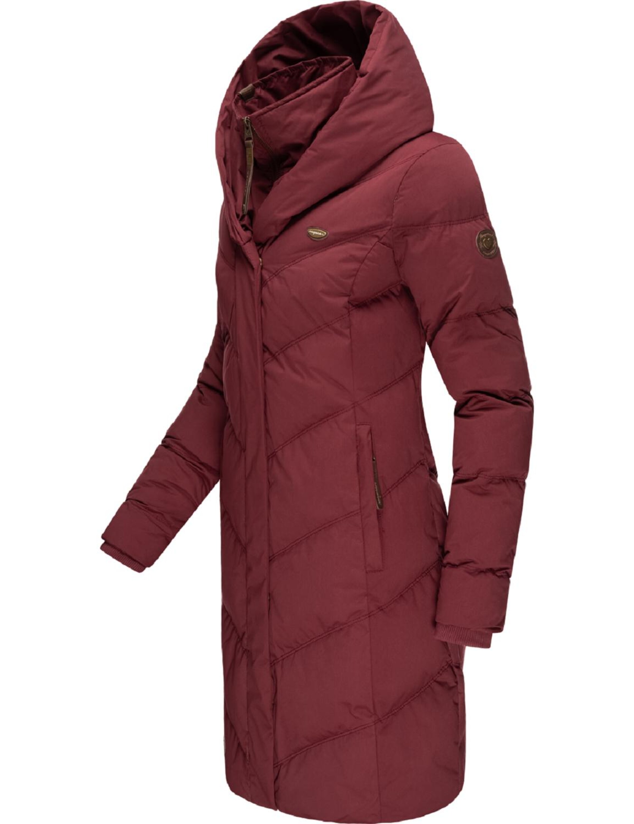 Ragwear Wintermantel 'Natalka II Intl.' in Rot