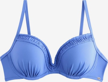 Next T-Shirt Bikinitoppi värissä sininen: etupuoli