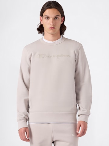 Champion Sweatshirt in Grau: Vorderseite