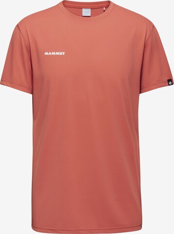 MAMMUT Performance Shirt 'Massone' in Orange: front