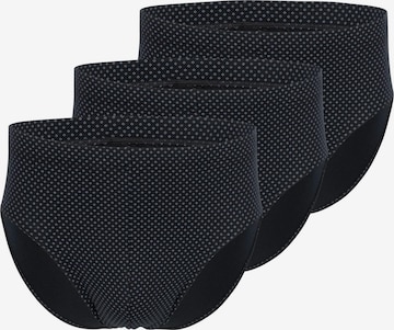 SCHIESSER Slip 'Cotton Casual Organic Cotton' in Zwart: voorkant