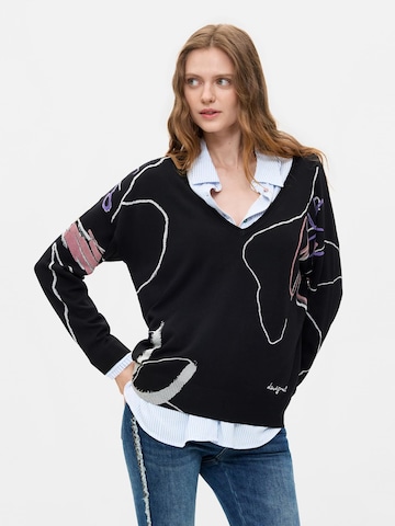 Desigual Pullover in Schwarz: Vorderseite