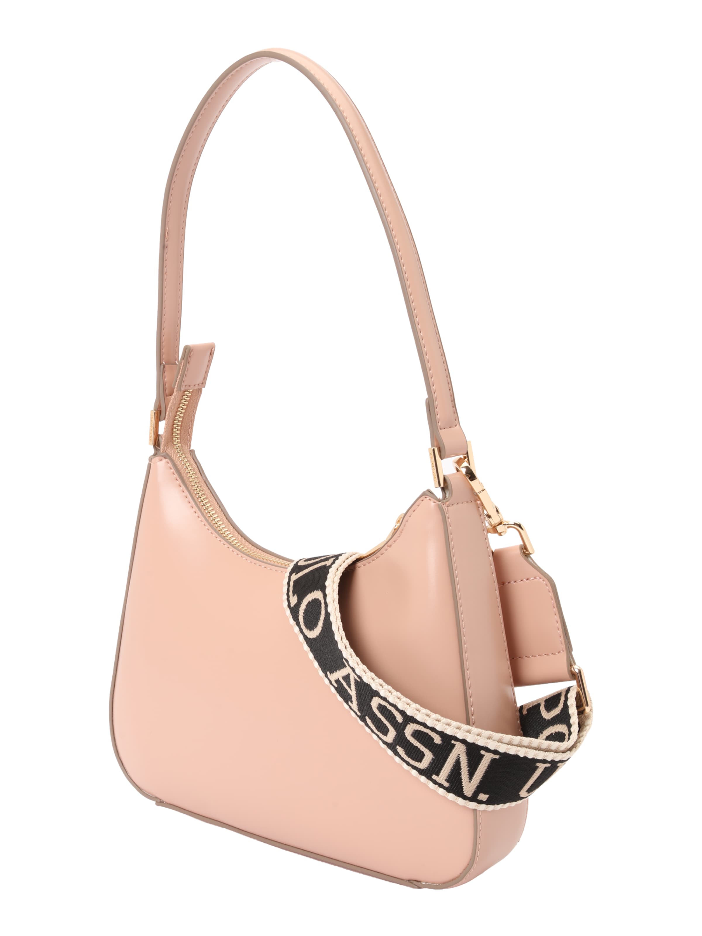 U.S. POLO ASSN. Taška přes rameno – pink: boční strana