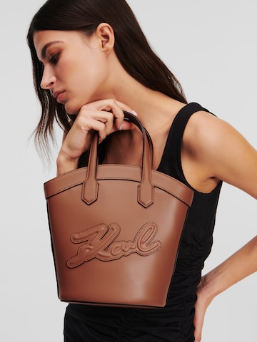 Karl Lagerfeld Handväska i brun