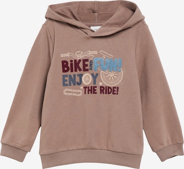 s.Oliver Sweatshirt in Bruin: voorkant