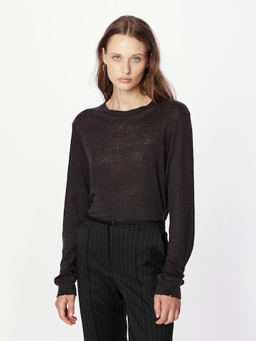 IRO Shirt 'Arona' in Black: front