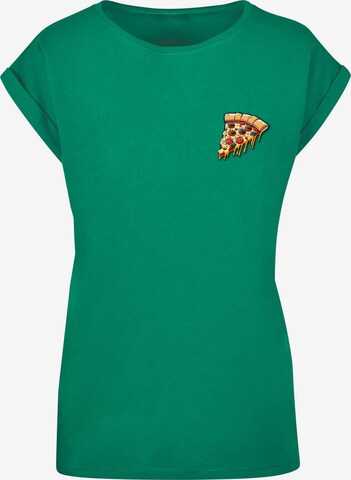 T-shirt 'Pizza Comic' Merchcode en vert : devant