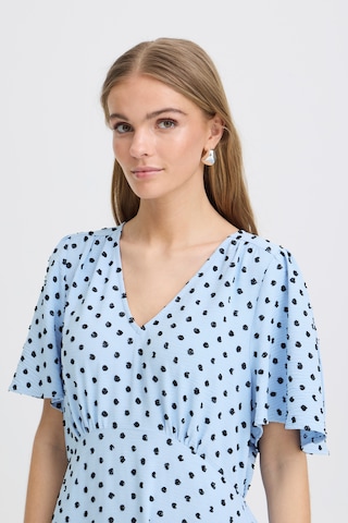 ICHI Kjole 'IHZabby' i blå