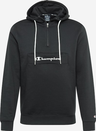Bluză de molton Champion Authentic Athletic Apparel pe negru / alb, Vizualizare produs