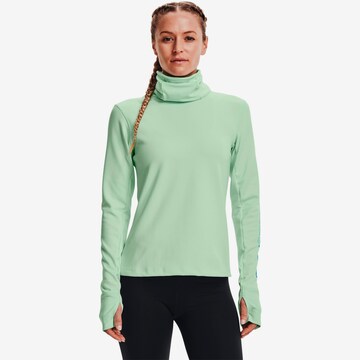 T-shirt fonctionnel UNDER ARMOUR en vert : devant