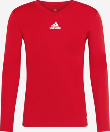 T-Shirt fonctionnel ADIDAS SPORTSWEAR en rouge : devant