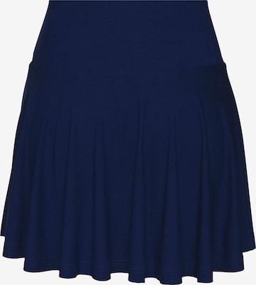 VIVANCE Skinny Skirt in Blue: front