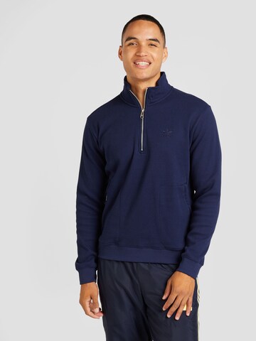 Sweat-shirt 'Essentials' ADIDAS ORIGINALS en bleu : devant