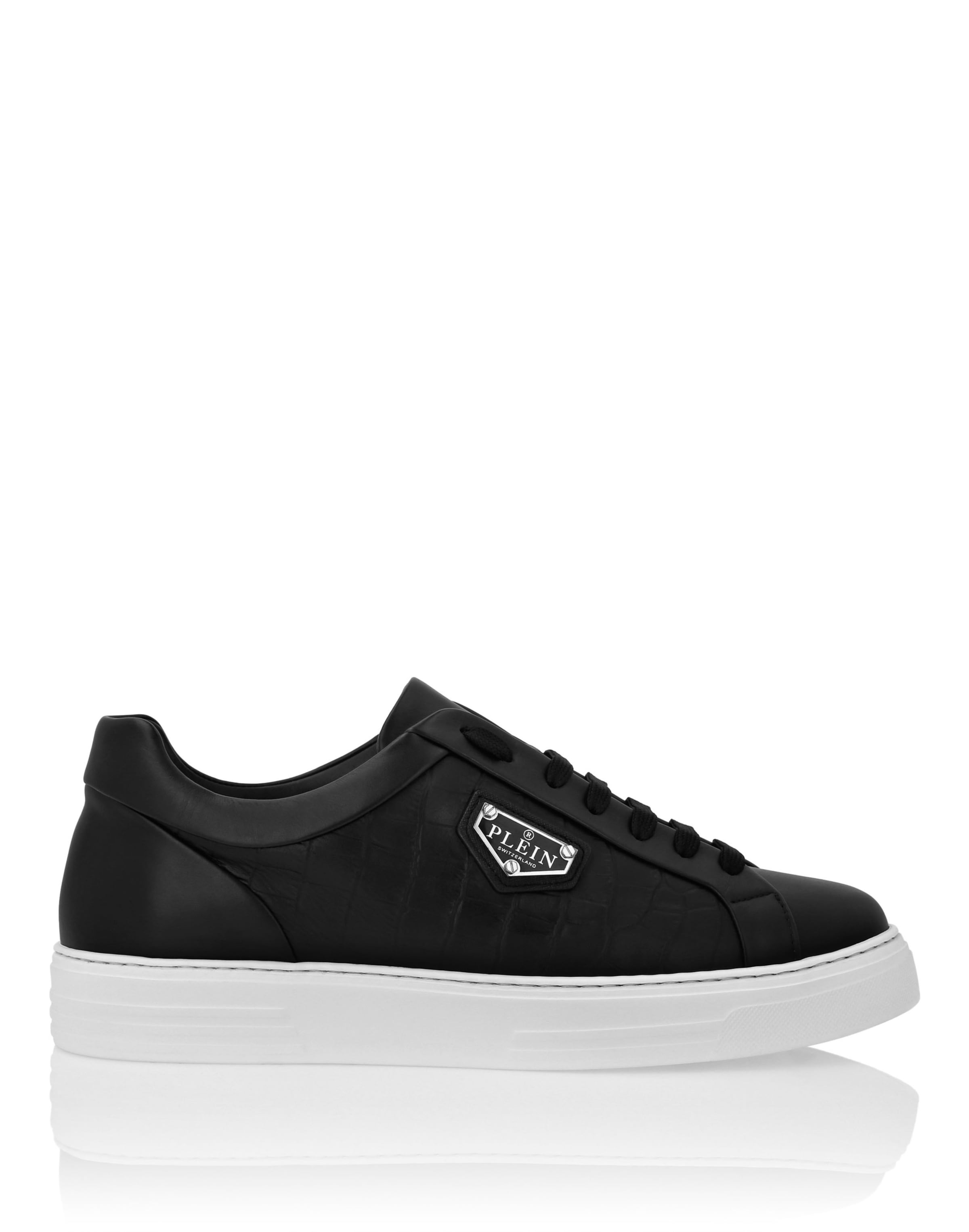 Philipp Plein Sneakers laag in Zwart: voorkant